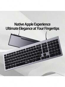 Acer Tastatură business OKW 228, design în formă de foarfecă, design silențios, port USB cu fir, plug-and-play, ușoară și confortabilă, potrivită pentru desktop-uri și laptopuri, neagră