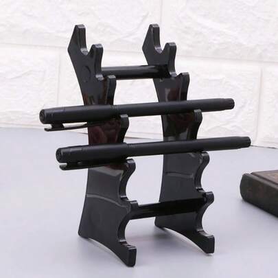 1pc Makeup Brush Eyeshadow Pencil Pen Display Stand 6 Rooms Rack Holder