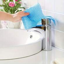 Wiederverwendbare ölfreie Küchentucher, aufrollbare Papierhandtuch-Putzlappen, Scheuerschwämme, Wohnmobil-Küchenutensilien, doppelt verwendbare nasse und trockene Putzlappen