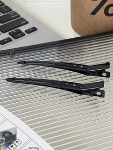 20pcs Multi-Style, Duck-Bill Clip, Bantoye Rust-Proof White K-Color Metal Crocodile Hair Curling Clip Hole, For Hair Styling, Dyeing, Silver, Styling (Men And Women Can Be Used), Claw Clips, Hair Claws, Clips For Hair, Hair Slide, Hair Barrettes