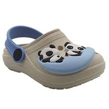 Children's Slippers For Boys And Girls With 3D Capybara Designs - Panda gris - Ver 4