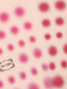 Blush Nail Stickers, Gradient Blush Nail Stickers, Self-Adhesive Nail Stickers, Semi-Transparent Gradient Nail Stickers, Nail Art Decoration, Single-Use, Easy To Stick And Remove, Women's Self-Adhesive Nail Stickers, Suitable For Daily Wear, Ideal Girlfriend Gift, Women's Gift, Ideal Festival Gift, Suitable For Christmas And Valentine's Day,