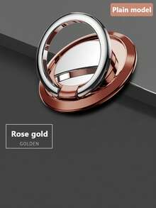 1 buc Suport magnetic circular rotativ la 360° cu inel metalic și suport pentru telefon, suport magnetic ultra-subțire pentru telefon auto compatibil cu iPhone, telefon Android, cadou pentru ziua de naștere, familie, prieteni, suport pentru telefon, accesorii pentru telefon