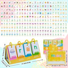 Phonetik Englisch Lernkarten CVC Wörter Vokal Konsonant Tischkalender Lernkarten - Interaktives Rechtschreibspiel, Wortbildungskarten, Phonetik Lernkarten Blitzkartenspiel für Kindergarten Klassenzimmer Lernaktivität Sonderpädagogik Sprachlernen Karten - Verschiedenfarbig - Übersicht 12