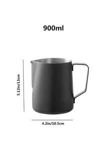 1 件不锈钢奶泡壶，厚款拿铁艺术牛奶蒸汽壶，咖啡店用品，带刻度的锥形喷嘴牛奶壶，专业奶泡杯，现代简约奶泡壶，耐用不锈钢牛奶壶，250ml/350ml/600ml/900ml，适合作为乔迁礼物，适用于咖啡馆、餐厅、花园、休闲酒吧、甜品店、家庭、办公室、拿铁艺术壶，打造完美的拿铁艺术和享受 - 彩色 - 查看 18