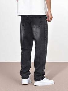 Black Casual Jeans For Teen Boys - Black - View 2
