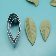 11PCS Polymer Clay Cutter Leaf Vein Impression Texture Emboss Silicone Mold DIY Clay Jewlery Tool Art Hobby Supplies