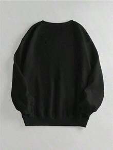, Italia Youth Crewneck Sweatshirt |   Kid's Pullover Sweater |   Boho Lemons, Amalfi, Italy Top |   Italian Travel Outfit |   Idea - 黑色 - 查看 2