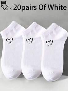 100pcs/80pcs/50pcs/30pcs/20pcs/10pcs/8pcs/4pcs Comfortable, Moisture-Wicking, Anti-Bacterial, Breathable Knit Lined Socks - Great Mother's Day Gift, Suitable For Men And Women, Long Socks, Sweat-Absorbing, Odor-Resistant, Elastic & Soft, Fashionable Solid Colors, Suitable For Spring, Summer, Autumn, Winter, Casual Wear, Daily Wear, And Yoga/Sports Activities