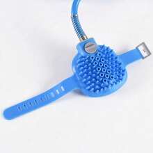1PC Dog Shower Nozzle Silicone Massage Tool Suitable For Indoor And Outdoor Use Multi-Functional Cat And Dog Shower Dog Supplies,Pet Cleaning Supplies - Blue - View 7