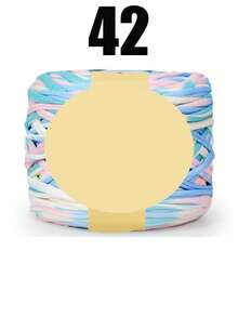 1/3 件 T 恤纱线,机织面料针织纱线,用于钩编和编织包、靠垫、玩偶、手工艺品钩编项目 - 彩色 - 查看 80