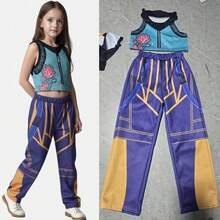 Girls Rumi Mira Zoey Cosplay Costume Fancy Dress Outfit - Zoey(Top+Pant) - View 7