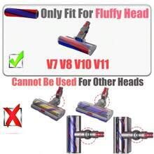 Brush Head For Dyson V7 V8 V10 V11 V15 Handheld Vacuum Cleaner Motorized Floor Brush Head Replaceable Accessories Spare Parts