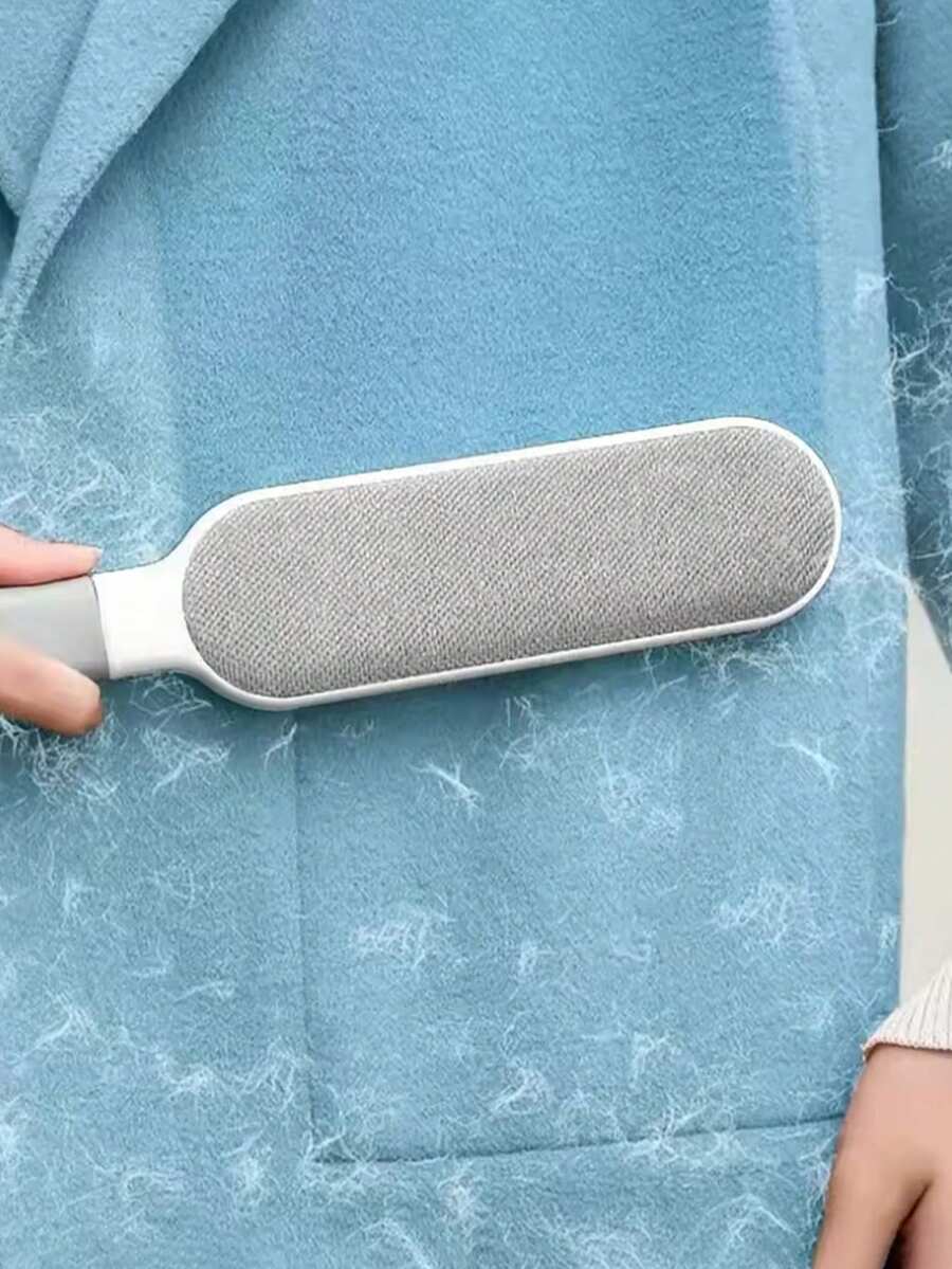 双面除毛器，手动静电粘毛刷，适用于宠物、衣物、沙发、家具、地毯清洁 - 彩色 - 查看 1