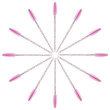 Bộ 50 cọ chuốt mascara dùng một lần, đầu cọ chải mi bằng nylon, dụng cụ nối lông mày không mùi với cán nhựa ABS, phù hợp với da thường - Bộ cọ màu hồng và đen, đồ dùng thiết yếu hàng ngày, đồ dùng học tập, quà tặng cho nữ, quà Giáng sinh, trang trí nhà cửa, du lịch, đồ dùng cần thiết khi đi du lịch, ngày Valentine, giá rẻ, cọ trang điểm du lịch, quà tặng cho phụ nữ, chuyên gia trang điểm, bộ trang điểm chuyên nghiệp hoàn chỉnh. - Hồng - Xem 4