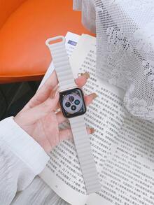 1 Peça Pulseira Magnética Unissex, Compatível com Apple Watch, Serve para Tamanhos 42mm, 38mm, 40mm, 41mm, 44mm, 45mm, 46mm, 49mm, Pulseira de Relógio Inteligente Fashionable de Reposição, Adequada para Series Ultra2, Ultra SE2, SE 11, 10, 9, 8, 7, 6, 5, 4, 3, 2, 1