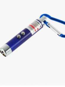 Chaveiro Laser 3in1 Lanterna Led -Azul - Azul - Visão 2