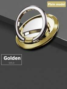 1 buc Suport magnetic circular rotativ la 360° cu inel metalic și suport pentru telefon, suport magnetic ultra-subțire pentru telefon auto compatibil cu iPhone, telefon Android, cadou pentru ziua de naștere, familie, prieteni, suport pentru telefon, accesorii pentru telefon