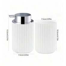 Dispensador de jabón espumoso para el baño, contenedores de almacenamiento de jabón de manos y lavavajillas, decoración de estilo granja, dispensador de jabón espumoso, soporte para cepillo de dientes