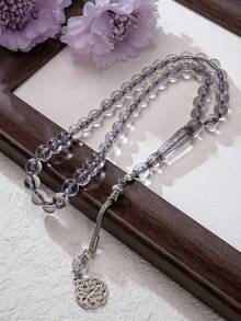 45pcs Transparent Acrylic Rosary Beads For Arabic Daily Prayer - Multicolor - View 26