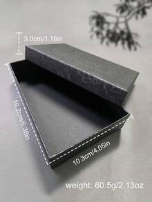 5 件套商务时尚 PU 皮革钱包、钢笔、石英表、太阳镜、钥匙扣礼盒套装，情人节或父亲节送给他的完美礼物 - 黑色套裝5 - 查看 6