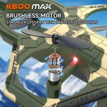 AXNEN K500 MAX 四轴无人机，特技飞行，360°翻转，气压定高，自动悬停，避障，易于操控的滑翔机，适合初学者 - 万圣节/圣诞节礼物