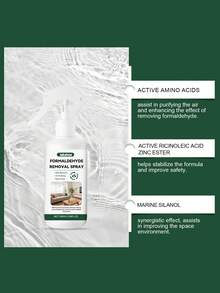 jakehoe 1 Bottle 100ml Formaldehyde Removal Spray, Air Freshener, Deodorizer, Home Care Formaldehyde Purifier, Air Freshening Deodorizer, Highly Effective, Suitable For Home And Office, Versatile Application