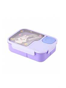 Personalized Children's Bento Lunch Box, Portable Leakproof Compartment Box, Sauce Container, Utensils, Microwave Friendly Large Capacity, Back To School - Multicolor - View 10