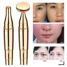Masajeador facial y ocular dos en uno/masajeador de mascarilla/masajeador de cuerpo completo - Dorado - Ver 3