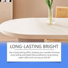 Jakehoe Wooden Furniture Repair Paste - Wood Table Chair Floor Erase Scratches Long-Lasting Protection Waterproof Anti-Fouling Strong Adhesion Polishing Restores Like New - 100g Three Color Options - 楓木色 - 查看 4