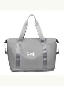 新款可折叠运动健身包批发，干湿分离旅行包，大容量学生手提包，可扩展旅行行李包，带多个口袋，适合男士/女士，适合行李箱手柄 - 彩色 - 查看 9