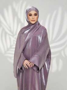 1pc New Style Hijab Abaya Set, Loose & Comfortable Abaya, Suitable For Muslim Women Daily Prayer And Outings, All Seasons - Multicolor - View 13