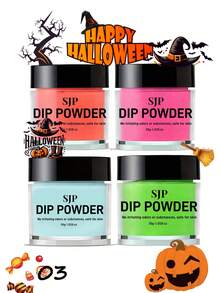 30g Acrylic Powder, Soaking Powder, White, Red, Burgundy, Pink Acrylic Soaking Powder, Lasting Over 28 Days, For Nail Art, No Need Nail Lamp, Not Damage Skin Around Nails, French Manicure, Christmas Nail Art - Multicolor - View 33