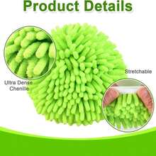 Mop Replace Head For O Cedar, Spin Mop Heads Replacements For Ocedar Easywring 1 Tank Spin Mop, Chenille Duster For Ocedar Mop Include 3 Pack Microfiber Chenille Mop Pad For Ocedar Spin Mop - MàuB - Xem 4