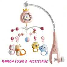 Remote Control Baby Crib Mobile With Projection, Music And Night Light Function | ABS Animal Shaped Rotating Toy | Soothing Lullaby To Help You Sleep Peacefully And Relax | Ideal Newborn Gift