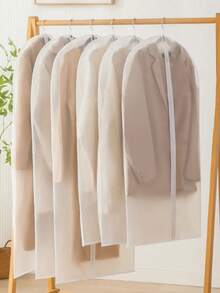 1 peça de capa protetora para roupas penduradas, capas protetoras totalmente fechadas para roupas, adequadas para armários domésticos, casacos, vestidos, bolsas, escola, escritório, casa, viagens, organizadores, armazenamento - um presente para mulheres ou homens - Saco de pó para roupas - Ver 7