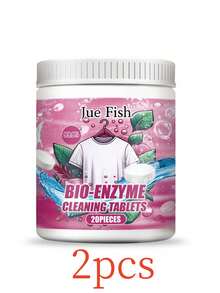 jakehoe 1 set de pastillas efervescentes para eliminar manchas de ropa, adecuadas para la limpieza y eliminación de manchas de ropa