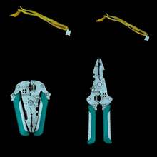 Multi-Functional Folding Electrician's Pliers - Titanium Steel Wire Stripper, Industrial-Grade Tool With Crimping, Gripping, Twisting, Nail Pulling And Screwdriver Functions - Compact Design For Easy Storage