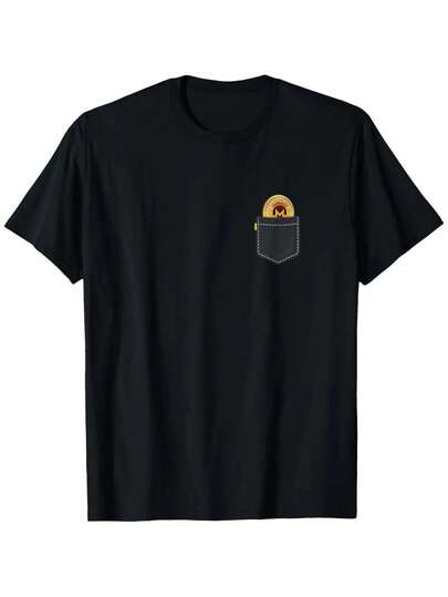 Camiseta de Criptomoneda Monero para Hombres - Camiseta Gráfica con de Moneda, Divertida, Peso Pesado 180gsm, Diseño Realista, Camiseta Casual de Corte Holgado para Uso Diario y Formal, Tallas S-(Negro) - Ropa de Criptomoneda para Fans de Bitcoin, Ethereum, Ripple - Ajuste Cómodo para Todas las Estaciones, Camiseta Bitcoin, Ropa de Criptomoneda, Diseño Minimalista, Tela Transpirable, Top de Manga Corta, Entusiastas de la Tecnología, Ropa de Moneda Digital, Impresión Elegante, Material Duradero, Amantes de Fintech, Camiseta Gráfica para Hombres, Camiseta Gráfica para Hombres