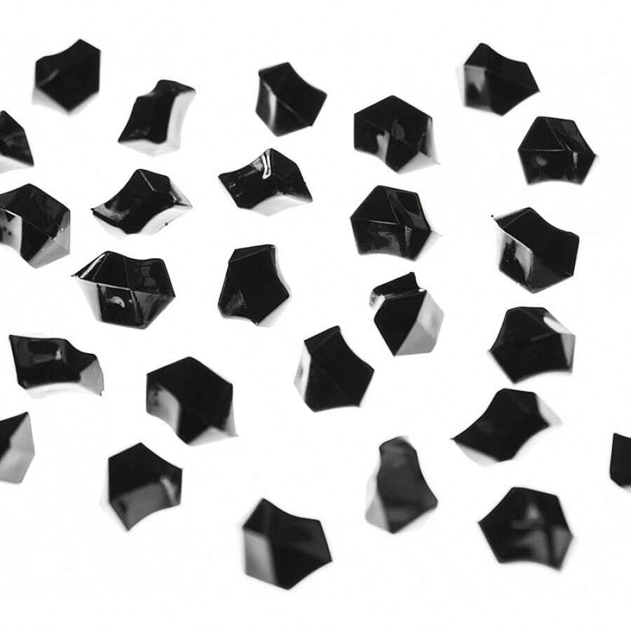 2025Super Z Outlet 120 Pack Acrylic Color Ice Rock Crystals Treasure Gems For Table Scatters, Home Vase Fillers, Event, Wedding, Arts & Crafts, Birthday Decoration Favor (1" Inch)(Apple Green) - 黑色 - 查看 1
