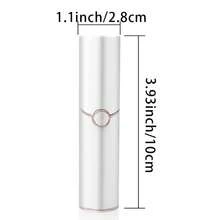 Portable Electric Hair Removal Device, Suitable For Face And Body - Mini Cordless Epilator, Unisex Design, Soft Beige Color, Easy To Use And Carry, Fashionable Compact, Metal Surface, Durable Structure, Smooth Surface