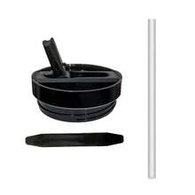 2 nắp đậy có ống hút thay thế tương thích với phụ kiện cốc Cup 40 oz, chống rò rỉ, chống tràn, có thể tái sử dụng, tương thích với phụ kiện cốc 40 oz, màu trắng, đen, be, xanh dương, hồng. - Nhiều màu - Xem 16