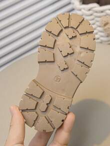 1 Pair Children's Fashion New Style Girls' Boots, PU Material, Side Zipper & Elastic Ankle, Floral Decor, Non-Slip Soft Durable Sole, Chelsea Style Suitable For School, Outdoor, Home, Spring, Summer, Autumn Wear