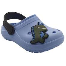 Children's Slippers For Boys And Girls With 3D Capybara Designs - Dinosaurio azul claro - Ver 4