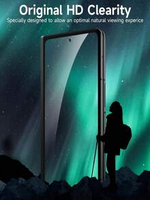 4 Pcs Privacy Tempered Glass Compatible With Samsung Galaxy Z Fold 7 6 5 4 3 Anti-Spy Screen Protector Compatible With Z Fold7 Fold6 Fold5 Fold4 Fold3 9H Protective Glass - 4 Pieces - View 7