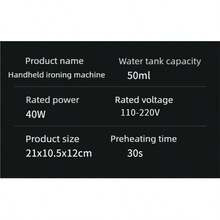 蒸汽挂烫机，手持式蒸汽挂烫机，便携式旅行蒸汽熨斗，便携式蒸汽挂烫机，快速加热，多功能强力蒸汽挂烫机，适合家庭和旅行