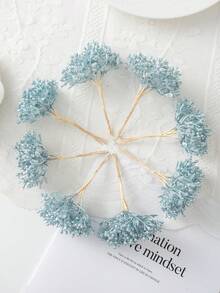 1 Lot (6 têtes) de plantes artificielles, MINI branche feuille lettre, bouquet DIY, matériel de couronne, accessoires de boîte à bonbons, décoration de mariage à domicile, fleur de poignet de mariée, fleur de poitrine, matériel de fleur de tête, cadeau de la Saint-Valentin, décoration du Nouvel An, accessoires de gâteau de fête d'anniversaire Plantes artificielles Décoration de chambre Décoration d'automne Décoration de jardin Centres de table