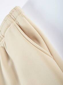 Men's Paris Print Hoodie And Sweatpants Set - Autumn And Winter Multi Color Casual Sportswear - Màu Khaki - Xem 8