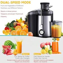 Centrífuga Alimentos Elétrica Juicer Suco Frutas - Preto - Visão 4