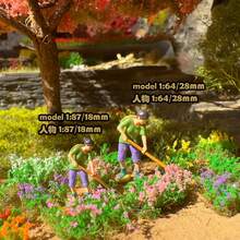 Miniature Flower Clusters Static Cluster Model Military Scene Railway HO N Scale Train Layout Architecture Building Materials For Diorama - As Photo - View 9